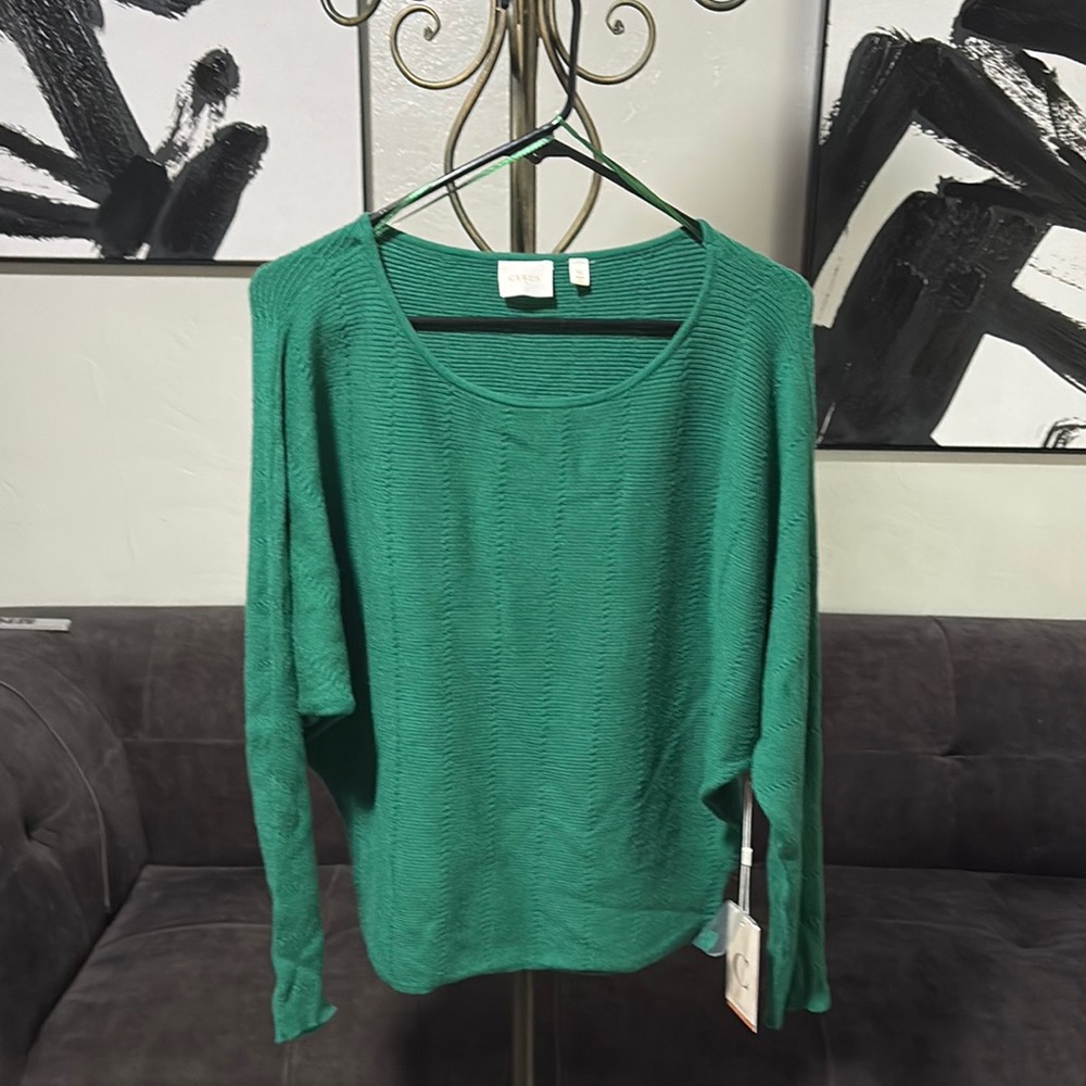 NWT Green Sweater - Picture 2 of 7